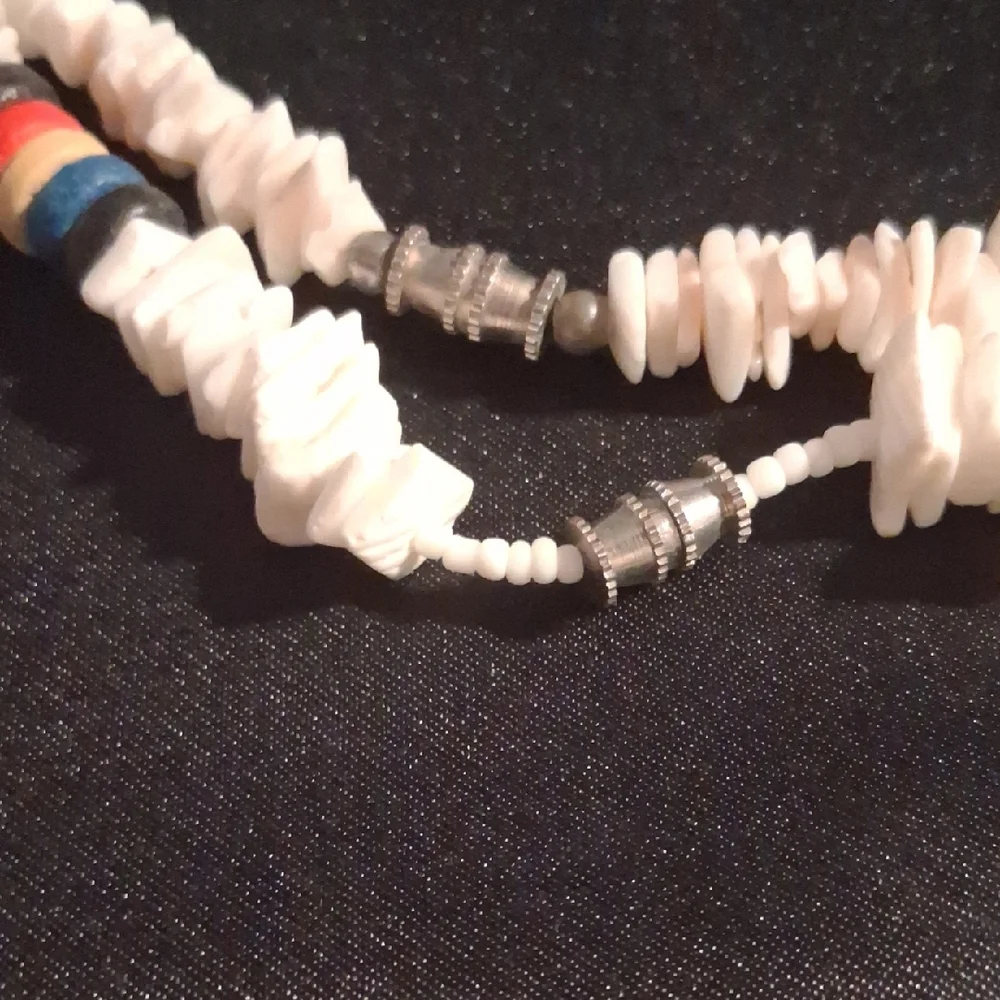 vintage shell necklaces stylish white